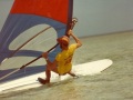 Jim Hulme Almost Falling Off his Wind Surfer