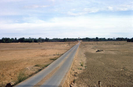 CVN 04 OTC(A) Earth Station Antenna Visible View From Gascoyne River Oct 1966