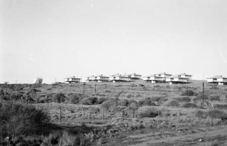 CVN 12 Distant View Of OTC(A) Staff Houses And Earth Station Antenna