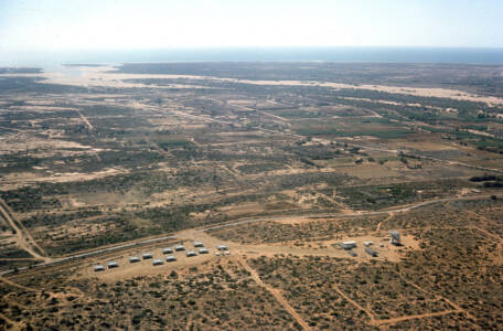 CVN 41 Satellite Earth Station And Staff Houses, View Toward The Sea, 28 Dec 1966