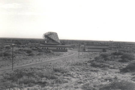 CVN 43 OTC(A) Carnarvon Earth Station In January 1967, Main Building On The Left, On The Right Power Station With A Diesel Generator