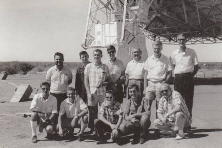 CVN 48 Carnarvon Earth Station Staff, OTC(A) Head Office Engineers And Page Communications Engineer, Jan 1967