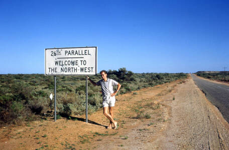 CVN 59 Senior Engineer Guntis Berzins En-route To Perth And Then OTC(A) Head Office In Sydney, 10 Feb 1967