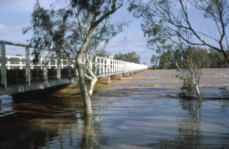 CVN 70 Gascoyne River In Flood post Cyclone Elsie