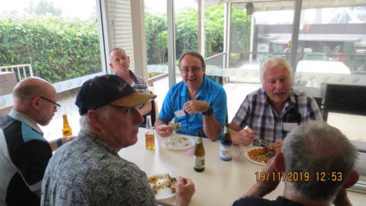 Perth AGM and Luncheon Nov 2019 Keith, Mark, Ted, Dave & Tony