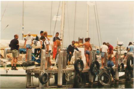 SOYC-058 The OTC Fleet, Fishing Boat Harbour, Fremantle 25-1-1987